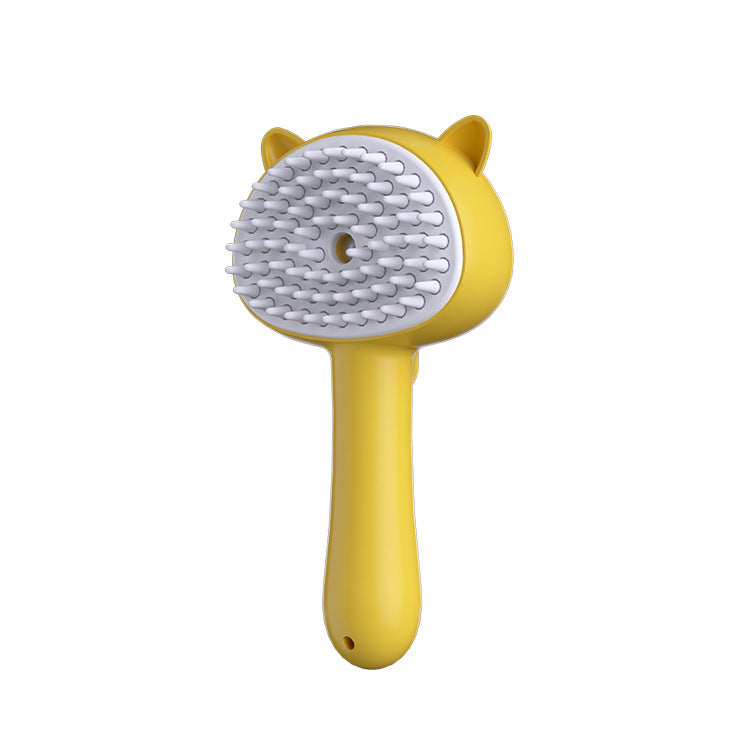 Steam Pet Grooming Brush - Rechargeable Self-Cleaning